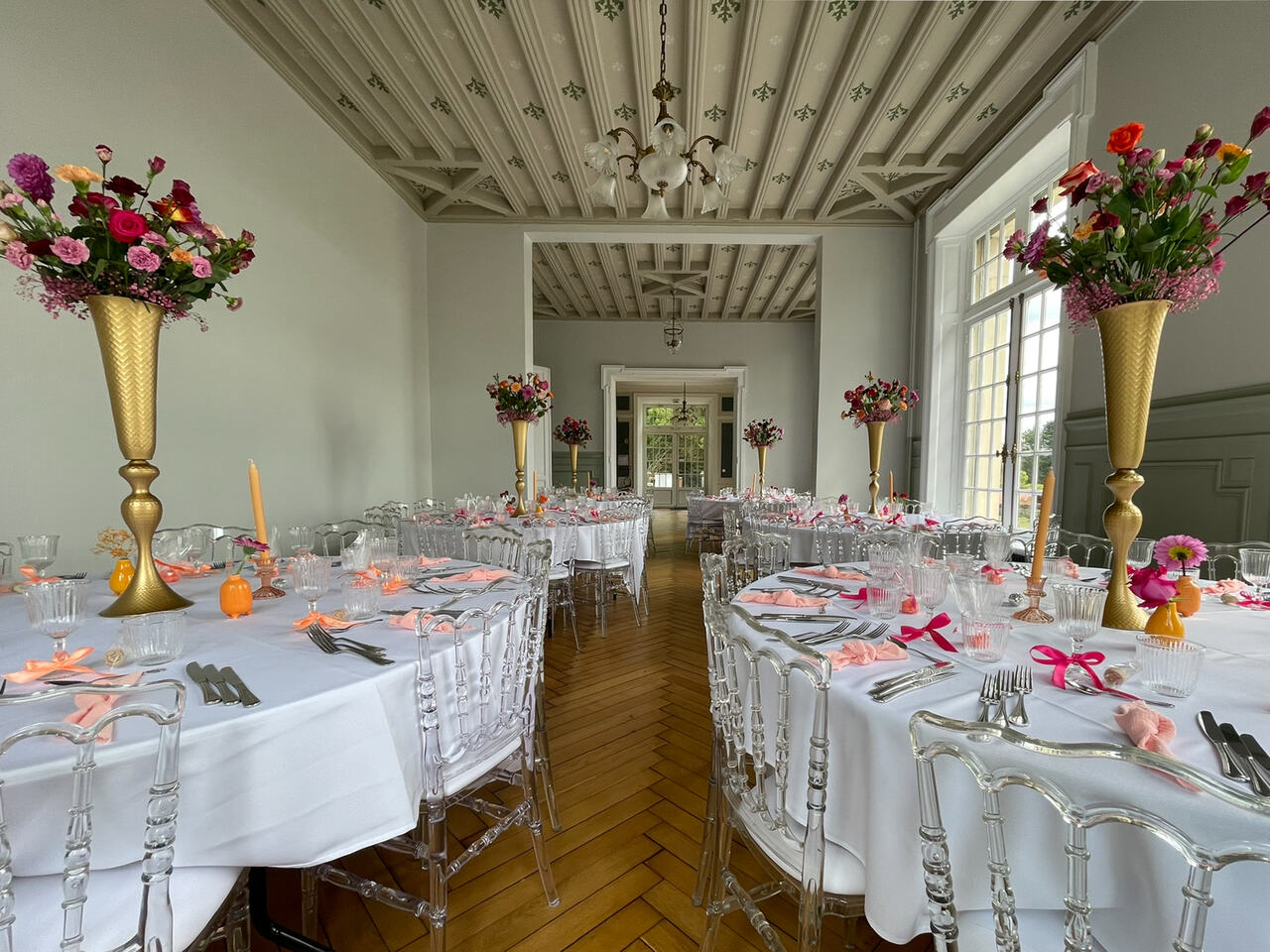 Fêtes, Familienfeiern, Parties Chateau de la Rosemontoi Séminaires, conférences et événements privés - grande salle